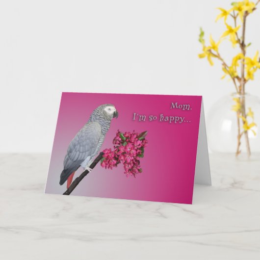 Ik ben zo blij kaart (Gele Bloem)