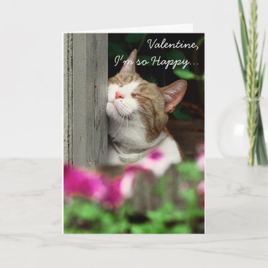 Ik ben zo blij met Valentijn Feestdagen Kaart (Voorkant)