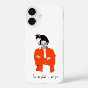 Ik ben zo blij om je te zien (nee) iPhone 16 hoesje