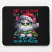 Ik ben zo chagrijnig dat ik niet eens tegen mezelf muismat (Voorkant)