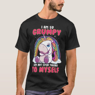 Ik ben zo chagrijnig dat ik niet eens tegen mezelf t-shirt