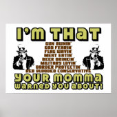 Ik ben zo conservatief poster (Voorkant)