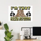 Ik ben zo conservatief poster (Thuiskantoor)