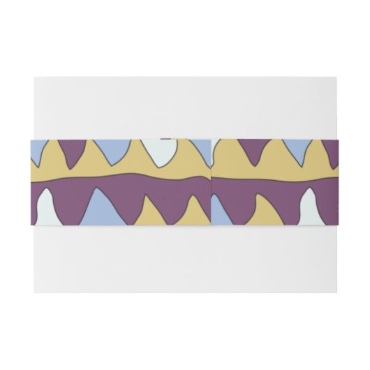 IK BEN ZO COOL Bar Bat Mitzvah Envelope Wrap Band Uitnodigingen Wikkel (Achterkant Voorbeeld)