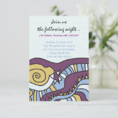 IK BEN ZO COOL Bar Bat Mitzvah Reception Party car Kaart (Staand voorkant)