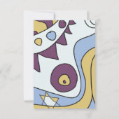 IK BEN ZO COOL Bar Bat Mitzvah Reception Party car Kaart (Achterkant)