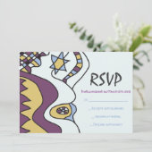 IK BEN ZO COOL Bar Bat Mitzvah Uitnodigingskaart Kaart (Staand voorkant)