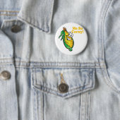 Ik ben zo corny maiskolf ronde button 5,7 cm (In situ)