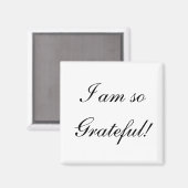 Ik ben zo dankbaar! magneet (Voorkant / Achterkant)