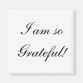 Ik ben zo dankbaar! magneet (Voorkant)