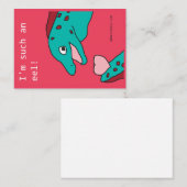 Ik ben zo een aal! - AI Valentijn Informatiekaartje (Voorkant / Achterkant)