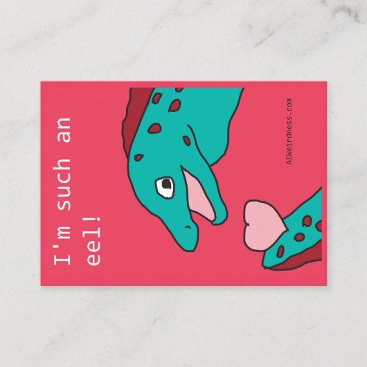 Ik ben zo een aal! - AI Valentijn Informatiekaartje (Voorkant)