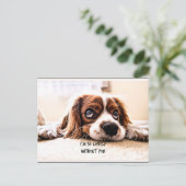 Ik ben zo eenzaam zonder jou briefkaart (Staand voorkant)