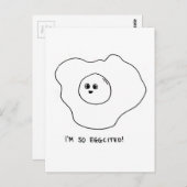 Ik ben zo Eggquote Briefkaart (Voorkant / Achterkant)