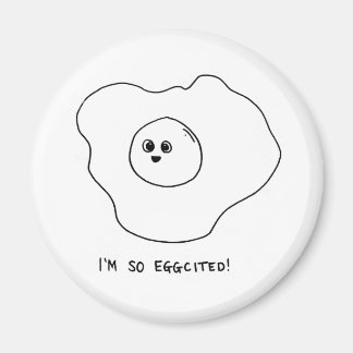 Ik ben zo Eggquote Magneet