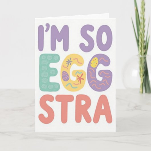 Ik Ben Zo Eggstra Speciale Kaart (Voorkant)