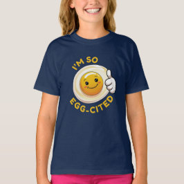 Ik ben zo Ei-Geëxciteerd! Grappige Cute Ei Woordsp T-shirt