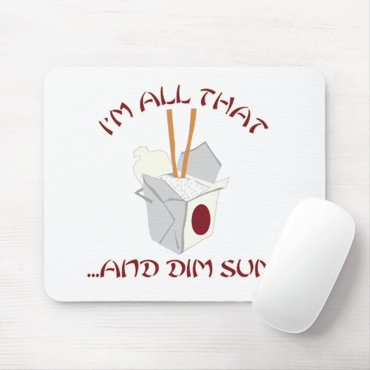 Ik ben zo en Dom Sum. Muismat (Met muis)