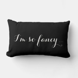 Ik ben zo Fancy - Black & White Pillow Kussen