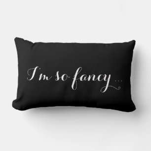 Ik ben zo Fancy - Black & White Pillow Kussen