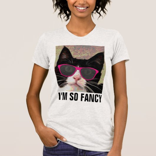 IK BEN ZO FANCY CAT T-SHIRTS (Voorkant)