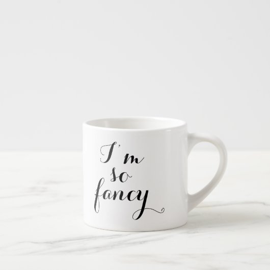 Ik ben zo Fancy Chandelier Espresso Mok (Rechts)