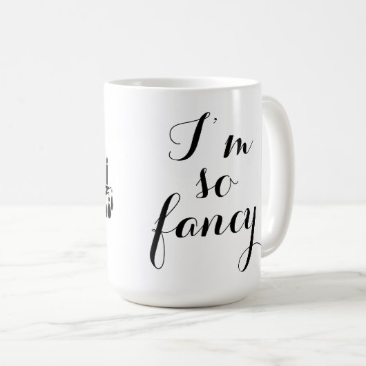 Ik ben zo Fancy Chandelier Mok (Voorkant rechts)