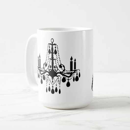 Ik ben zo Fancy Chandelier Mok (Voorkant links)