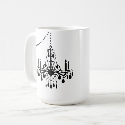 Ik ben zo Fancy Chandelier Mok met Swag (Voorkant links)