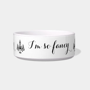 Ik ben zo Fancy Chandelier Pet Bowl. Voerbakje