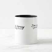 Ik ben zo fancy dat je het al weet mok (Midden)