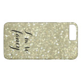 Ik ben zo Fancy Gold iPhone 7 Plus Hoesje (Achterkant (Horizontaal))