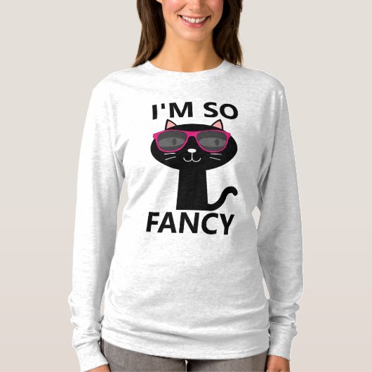 IK BEN ZO FANCY LADIES CAT T-Shirts (Voorkant)
