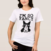 Ik ben zo FANCY, PANDA KAT TUXEDO CAT T-Shirts (Voorkant)