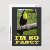 IK BEN ZO FANCY TOUCAN BRIEFKAARTEN (Voorkant / Achterkant)