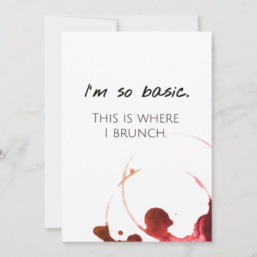 Ik ben zo fundamenteel. Dit is waar ik brunch. Off Kaart (Voorkant)