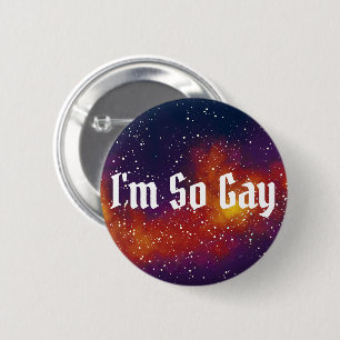 Ik ben zo Galaxy Identiteit Ronde Button 5,7 Cm
