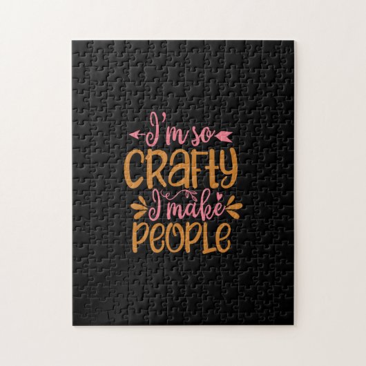 ik ben zo gek dat ik mensen maak legpuzzel (Verticaal)