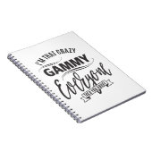 Ik ben zo gek Gammy Notitieboek (Rechterzijde)