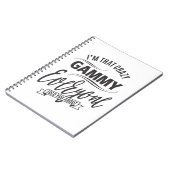 Ik ben zo gek Gammy Notitieboek (Linkerzijde)