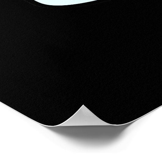 Ik ben zo geletterd Funny Egg Pun Dark BG Poster (Hoek)