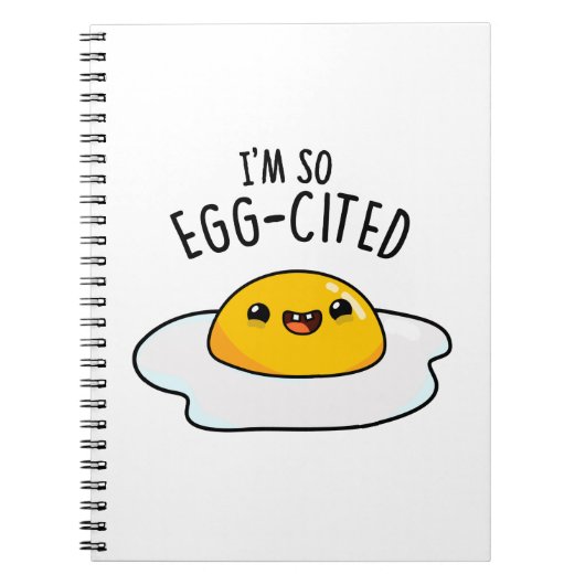 Ik ben zo geletterd Funny Egg Pun Notitieboek (Voorkant)