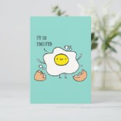 Ik ben zo gelookte grappige eieren | Cadeau voor s RSVP Kaartje (Staand voorkant)