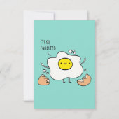 Ik ben zo gelookte grappige eieren | Cadeau voor s RSVP Kaartje (Achterkant)