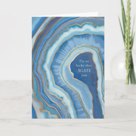 Ik Ben Zo Gelukkig Agate Jouw Geode Wenskaart Kaart