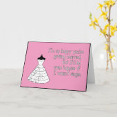 Ik ben zo Gelukkig u Gehuwd wordt Kaart (Gele Bloem)