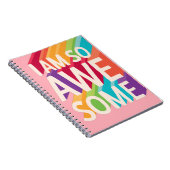 Ik ben zo Geweldige  Inspirerend citaat Poster Notitieboek (Rechterzijde)