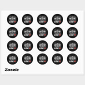 Ik ben zo Geweldige Ronde Sticker (Vel)