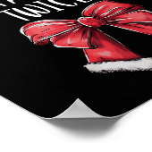 Ik ben zo goed dat de kerstman twee keer kwam kers poster (Hoek)