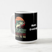 Ik ben zo goed in het vangen van vis koffiemok (Voorkant links)